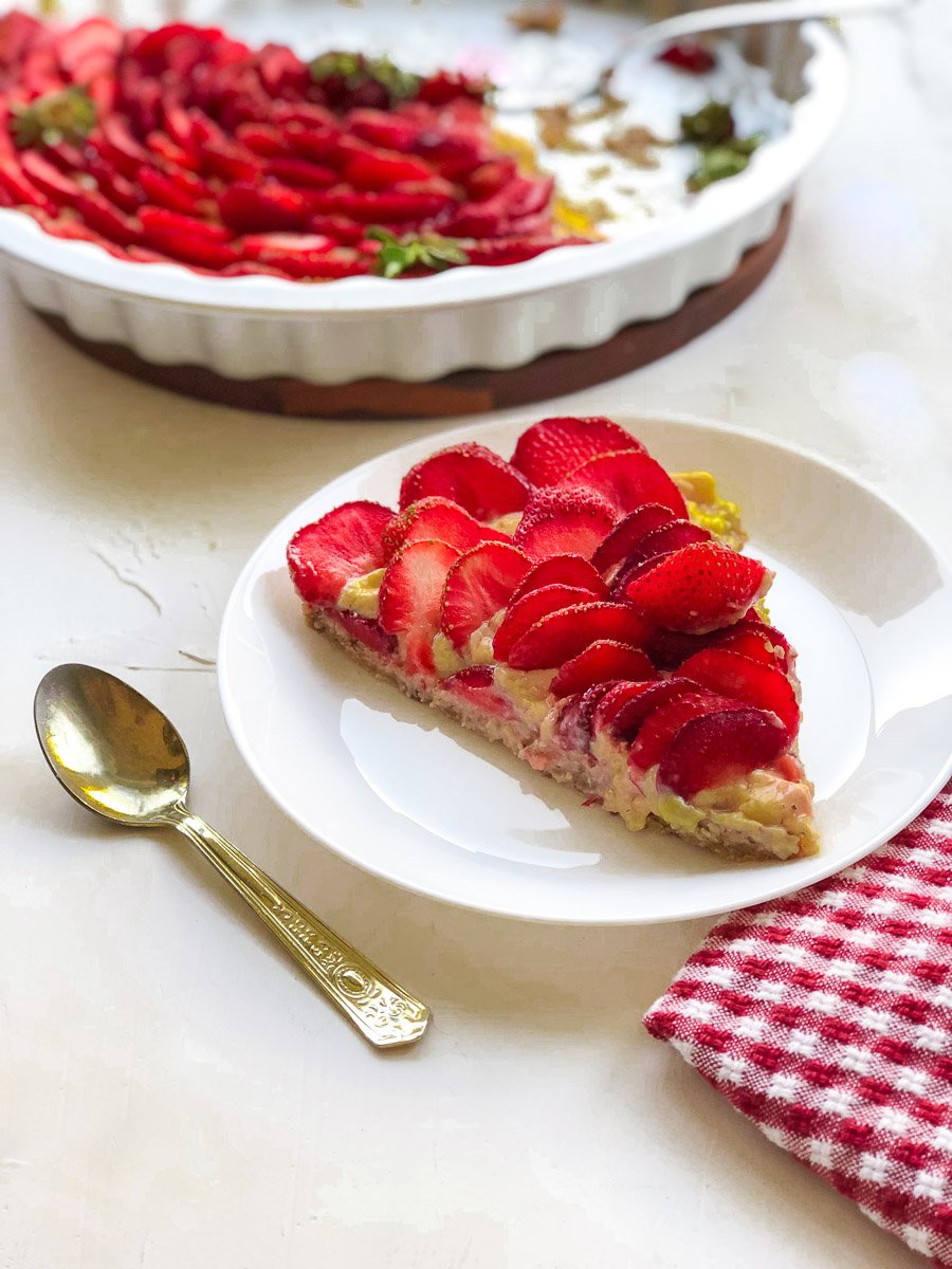 strawberry custard tart recipe