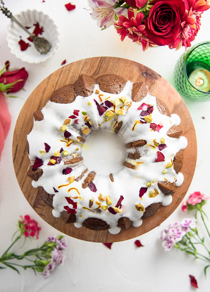 Lemon Bundt Cake with Pink Pitaya Glaze – Suncore Foods Inc.
